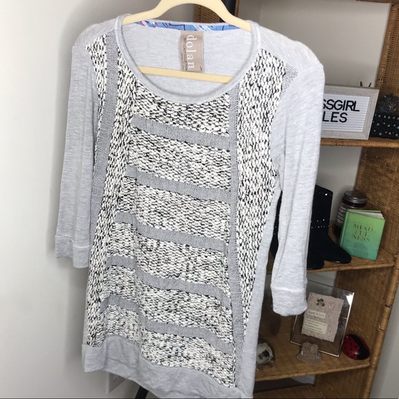 Anthropologie Tops - Dolan Weaved 3/4 sleeve top